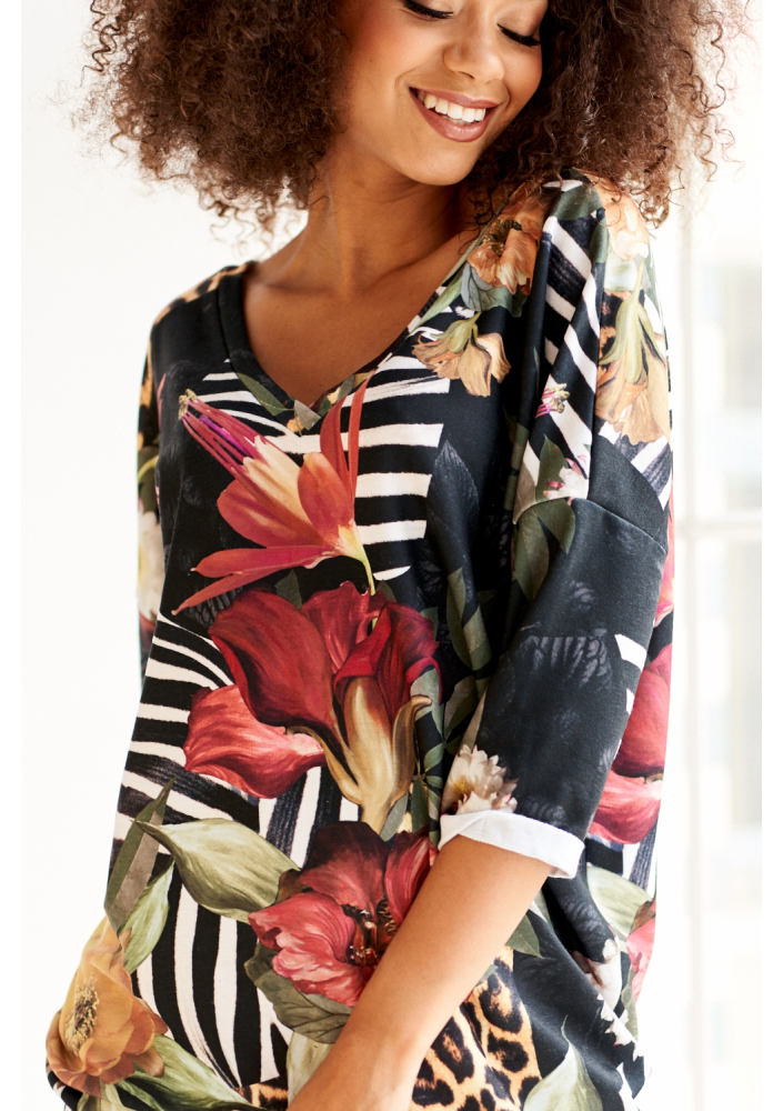 TUNIKA JUNGLE PATCHWORK PRINT ILM