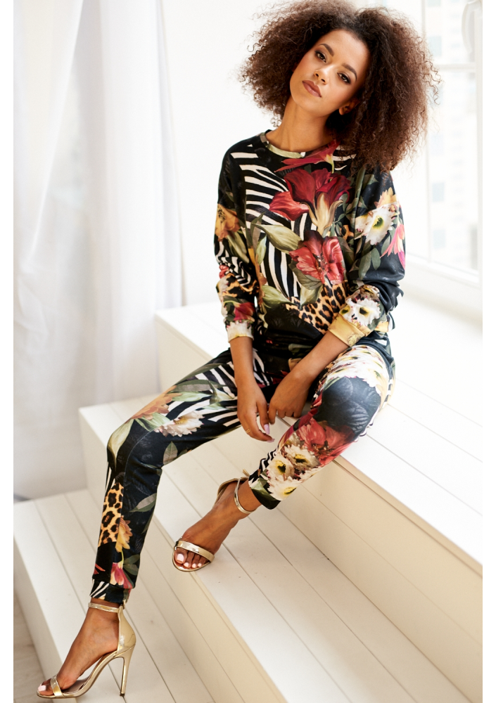 BLUZA JUNGLE PATCHWORK PRINT ILM