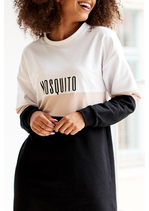 TUNIKA ZE WSTAWKĄ BEIGE ILM