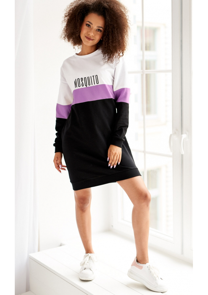 TUNIKA ZE WSTAWKĄ VIOLET ILM