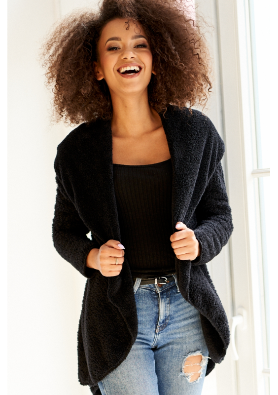 Bluza z dzianiny Plush Czarna