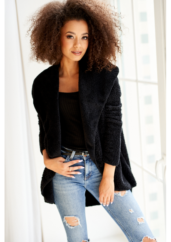 Bluza z dzianiny Plush Czarna