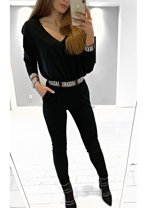 Komplet z gumą mosquito Czarny ILM