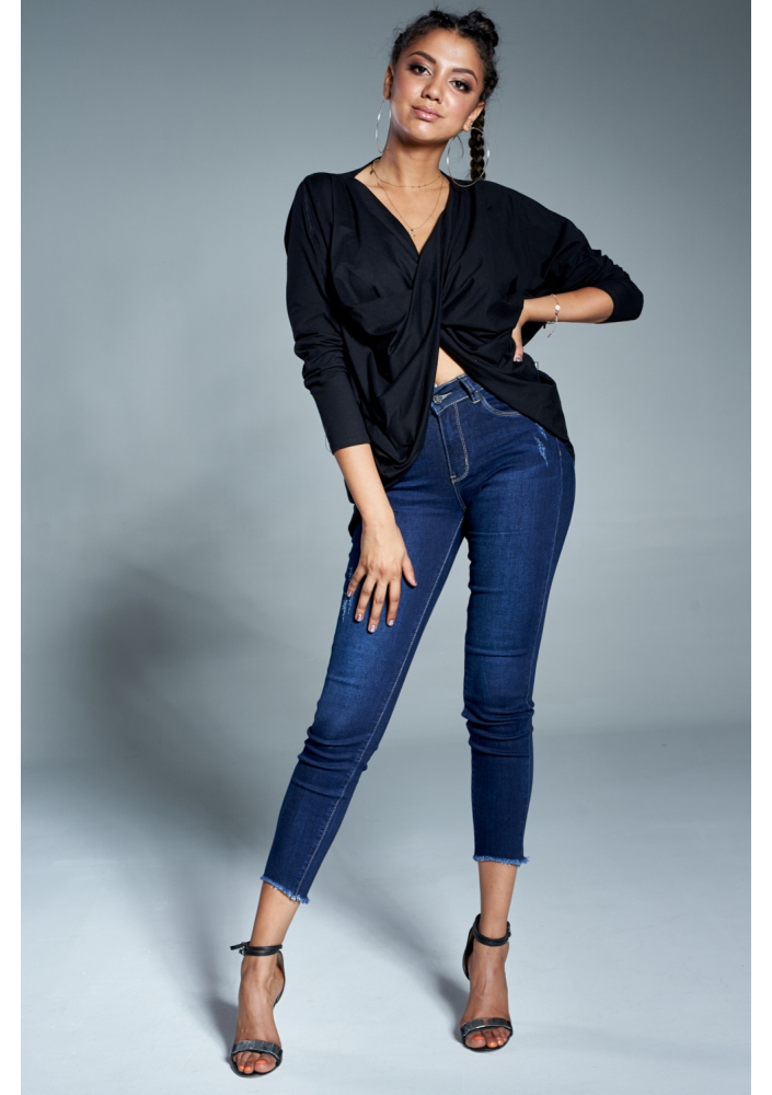 BLUZKA Z EFEKTOWNYM ZAŁOŻENIEM ILM