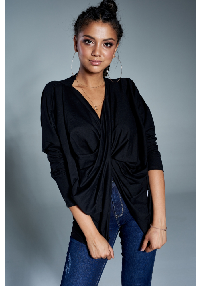 BLUZKA Z EFEKTOWNYM ZAŁOŻENIEM ILM