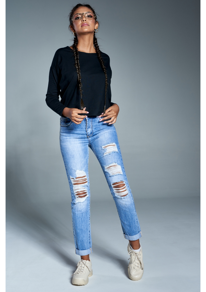 BAWEŁNIANY TOP Z SUPŁEM NA TYLE ILM