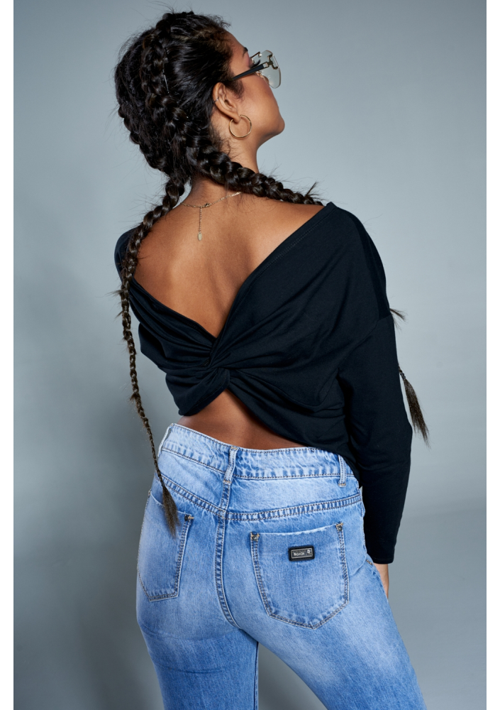 BAWEŁNIANY TOP Z SUPŁEM NA TYLE ILM