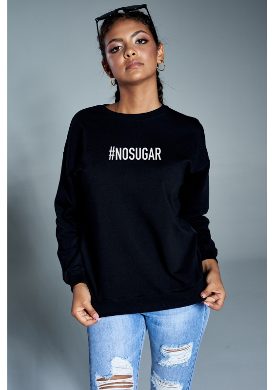 Bluza " no sugar" Czarna ILM