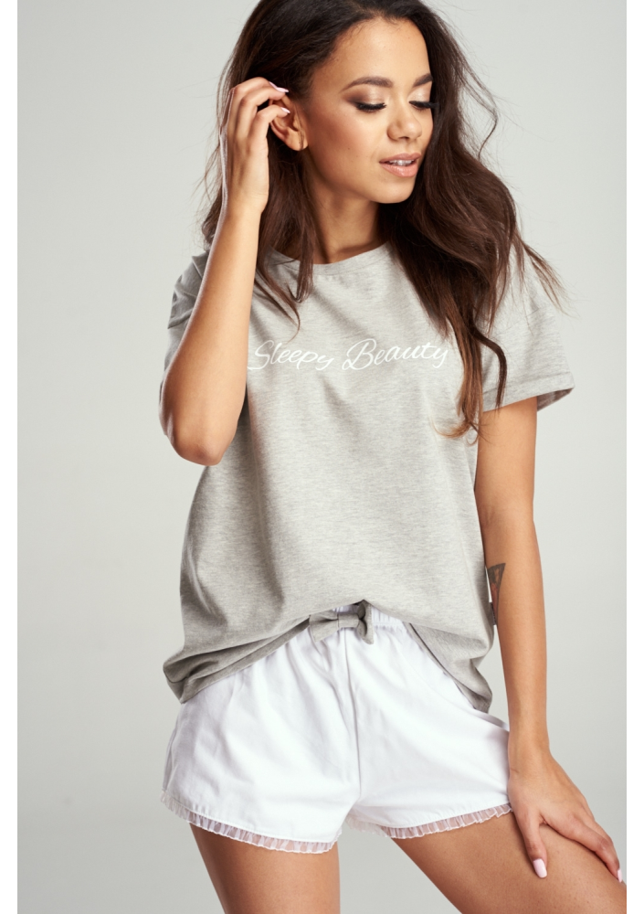 Piżama "sleepy beauty " Szara ILM