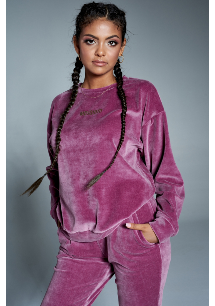 Bluza z weluru Fioletowa ILM