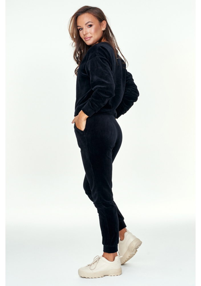 Bluza z weluru Czarna ILM