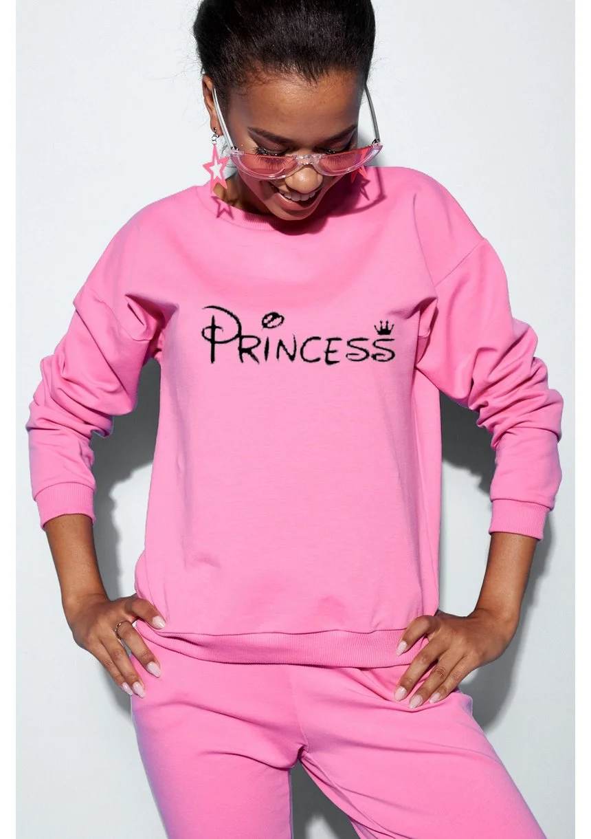 Bawełniana bluza "Princess" fuksja ILM