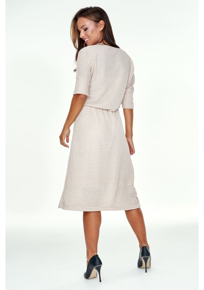 Sukienka z dzianiny mia Beżowa
