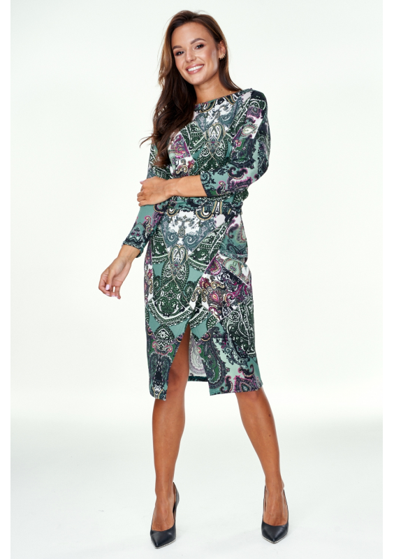 Sukienka z kimonową górą Print