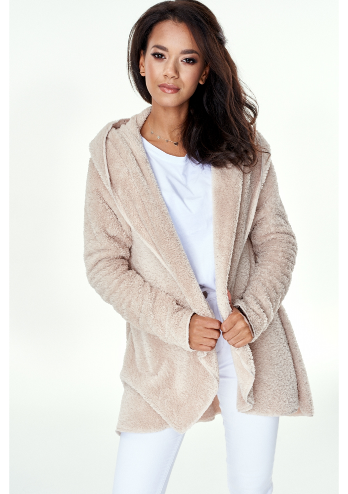 Bluza z dzianiny Plush Beżowa ILM