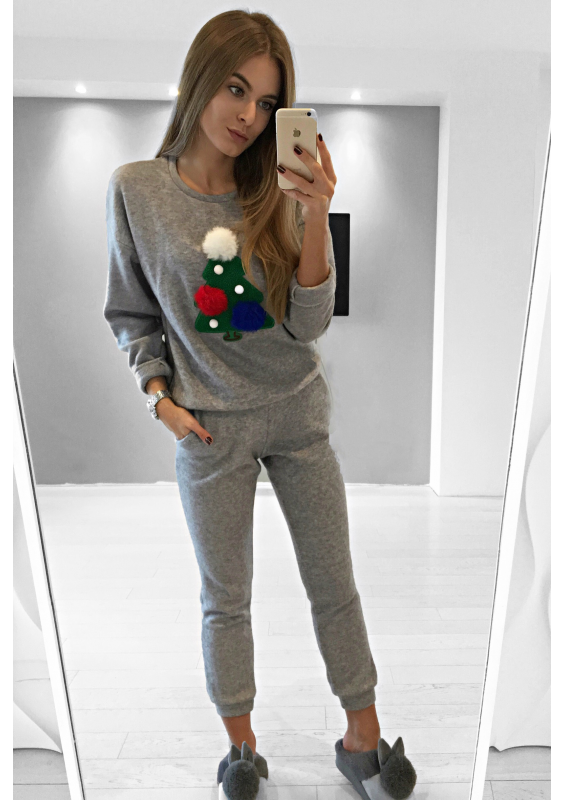 Bluza z aplikacją Christmas Tree ILM