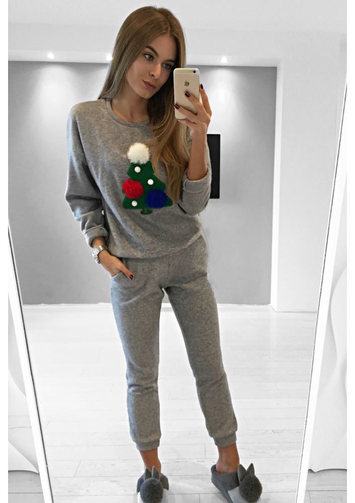 Bluza z aplikacją Christmas Tree ILM