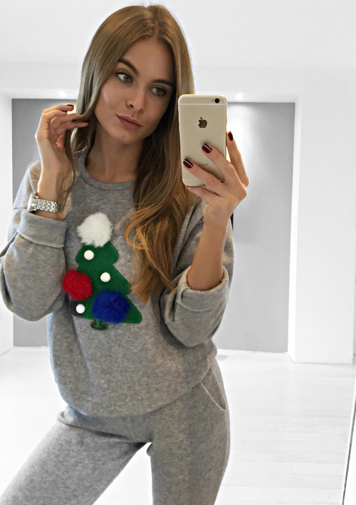 Bluza z aplikacją Christmas Tree ILM