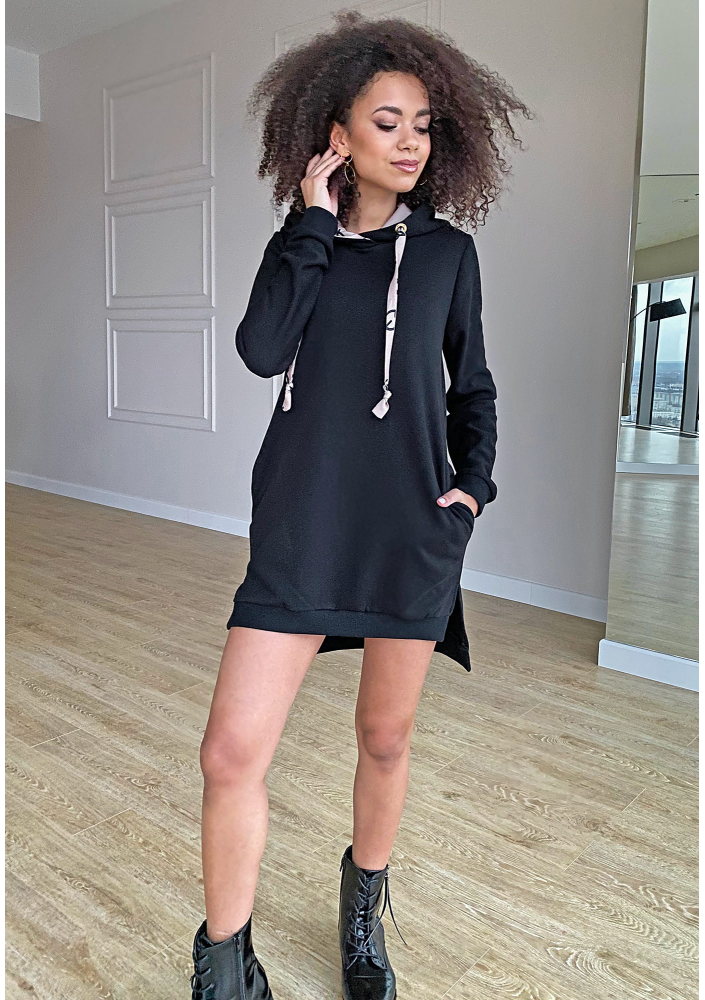 Bawełniana tunika  z kapturem MSQ