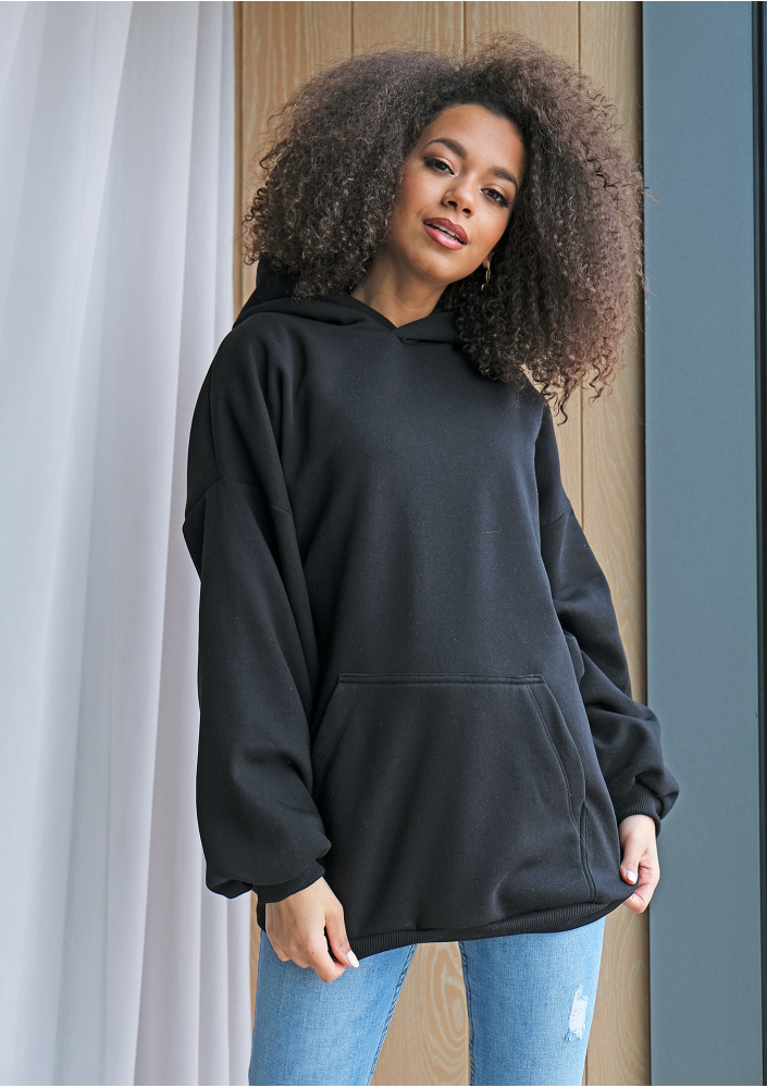 Bluza z kapturem Unicorn Queen Czarna