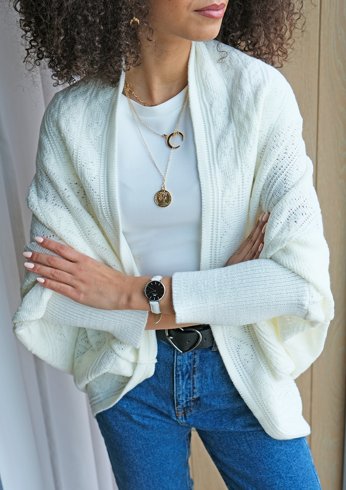 A46 OVERSIZE AŻUROWY CIENKI