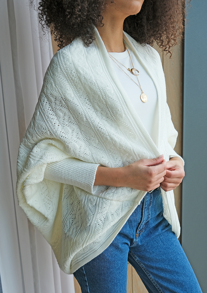 A46 OVERSIZE AŻUROWY CIENKI