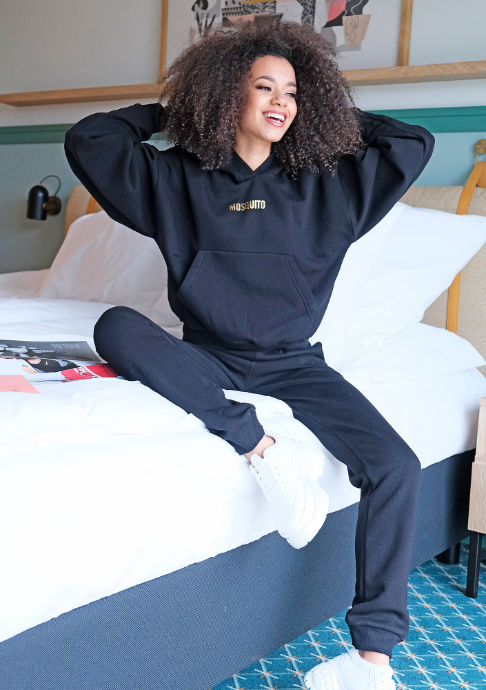 Dresowe spodnie Czarne ILM