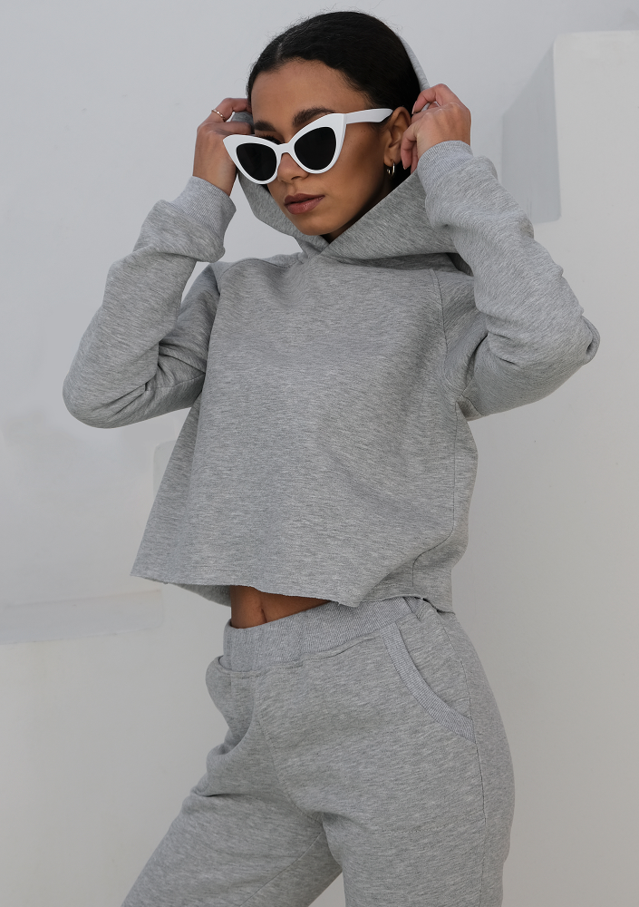 Bluza z kapturem ILM szara