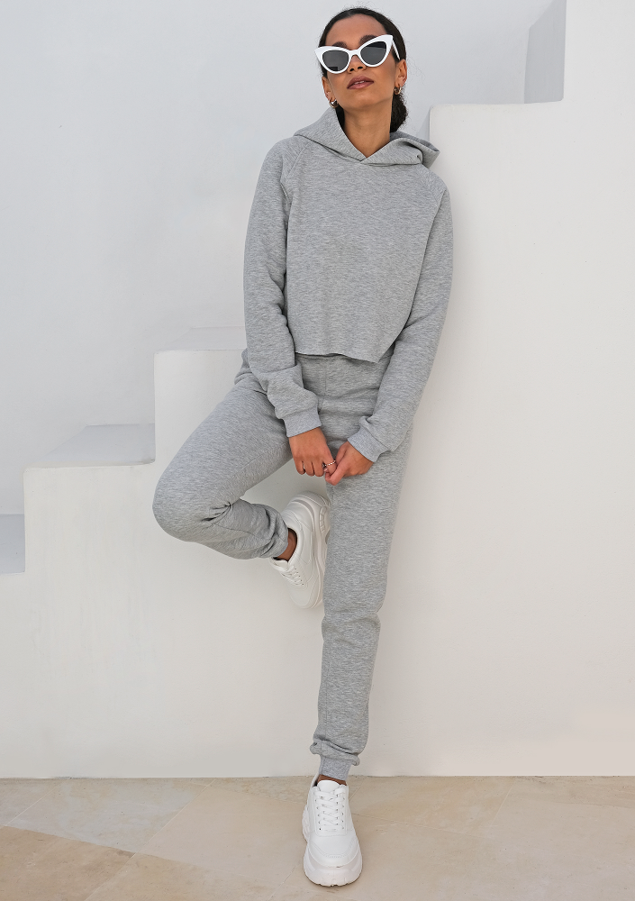 Bluza z kapturem ILM szara