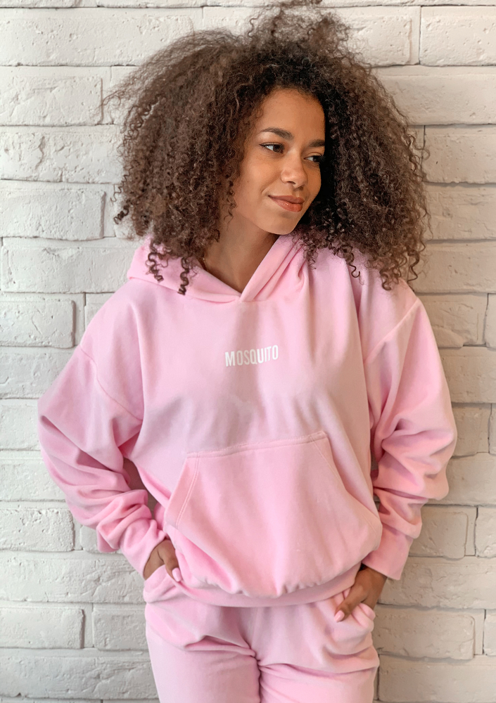 Bluza welur z kapturem 3