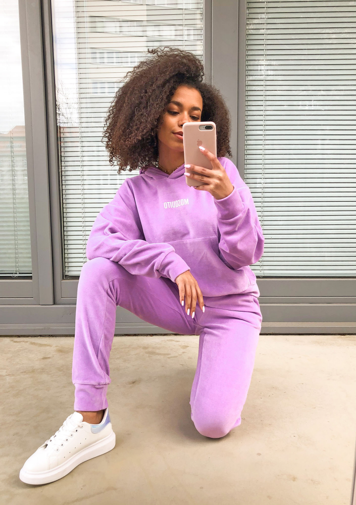 Bluza welur z kapturem 1 ILM