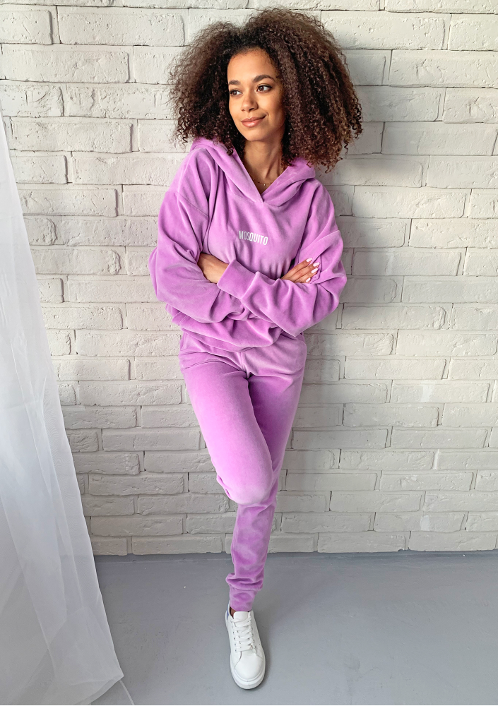 Bluza welur z kapturem 1 ILM