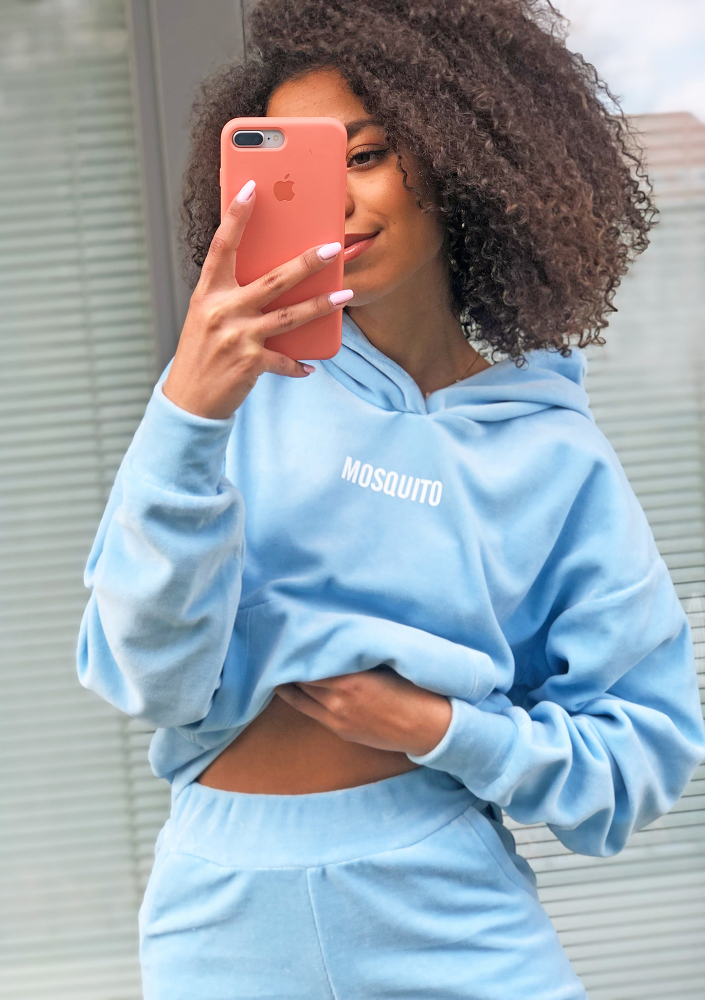 Bluza bawełniana z kapturem 1