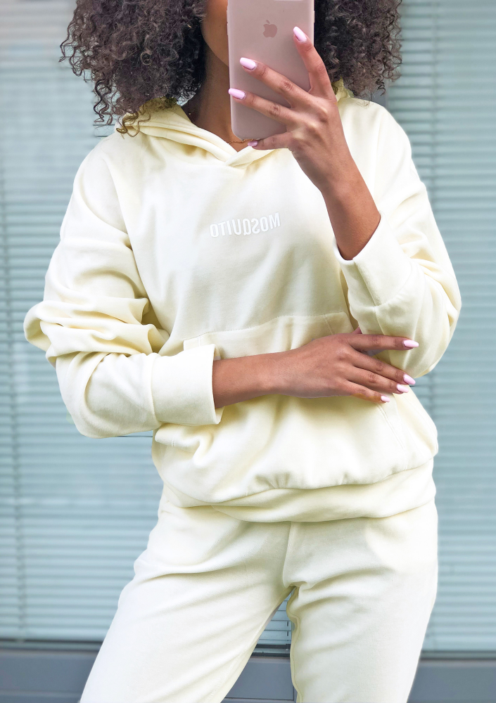 bluza welur z kapturem 4