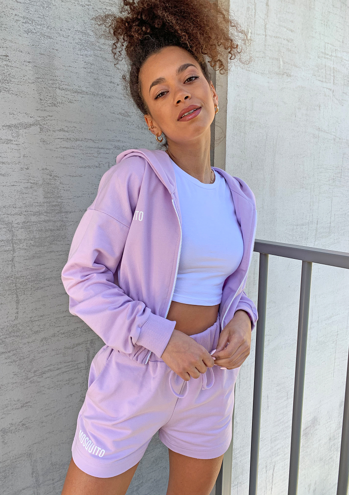 Szorty dresowe z bawełny Lila