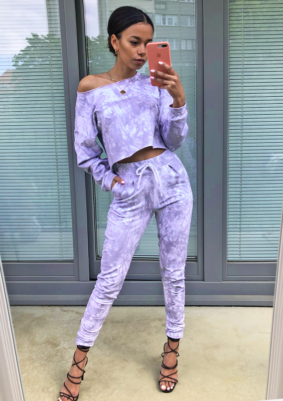 Spodnie z efektem sprania Lila ILM