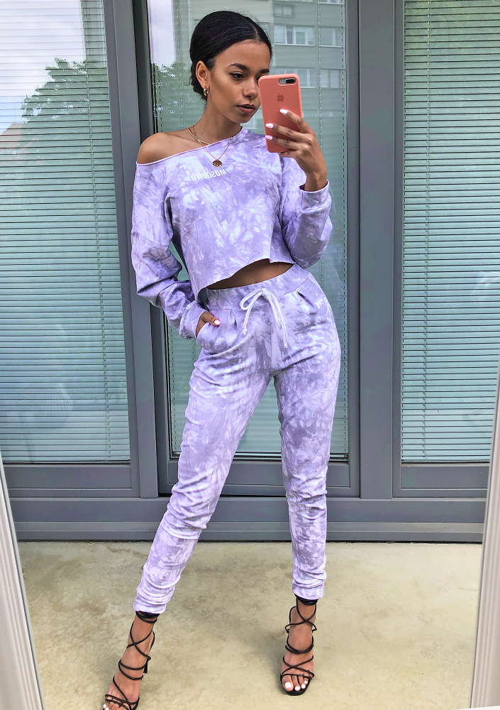 Spodnie z efektem sprania Lila ILM