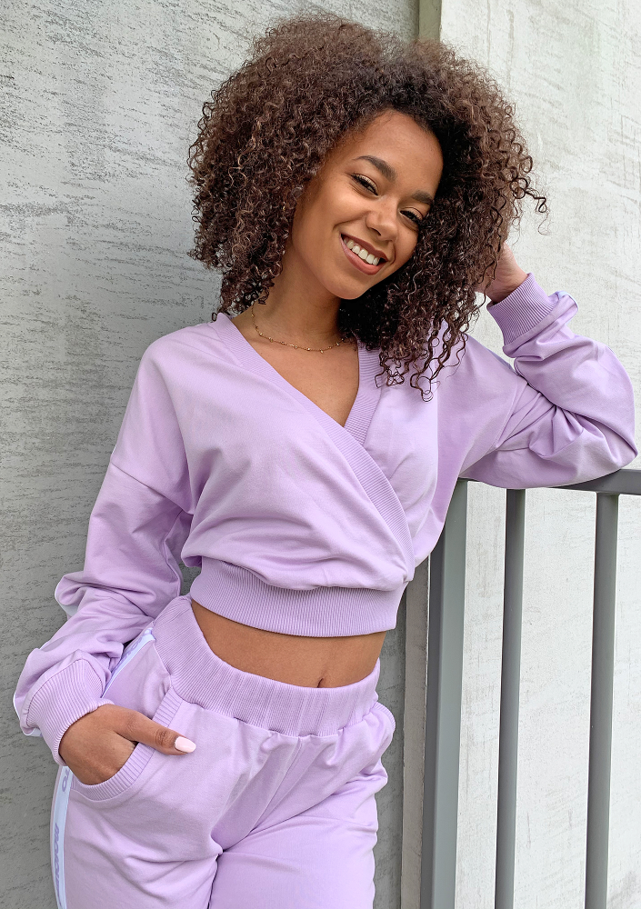 Kopertowa bluza z lampasem Lila ILM