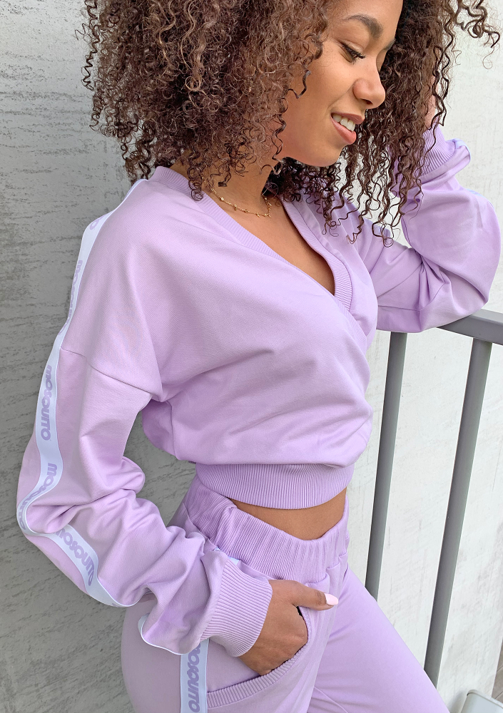 Kopertowa bluza z lampasem Lila ILM