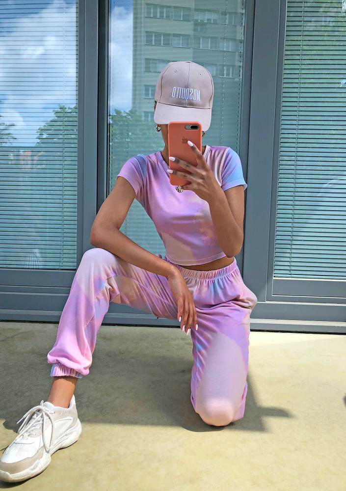 Komplet z topem Diy print colors ILM