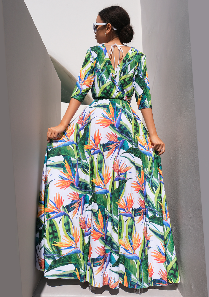 Długa sukienka z elany