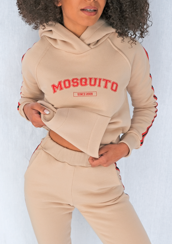 Bluza z lampasem red Beżowa ILM