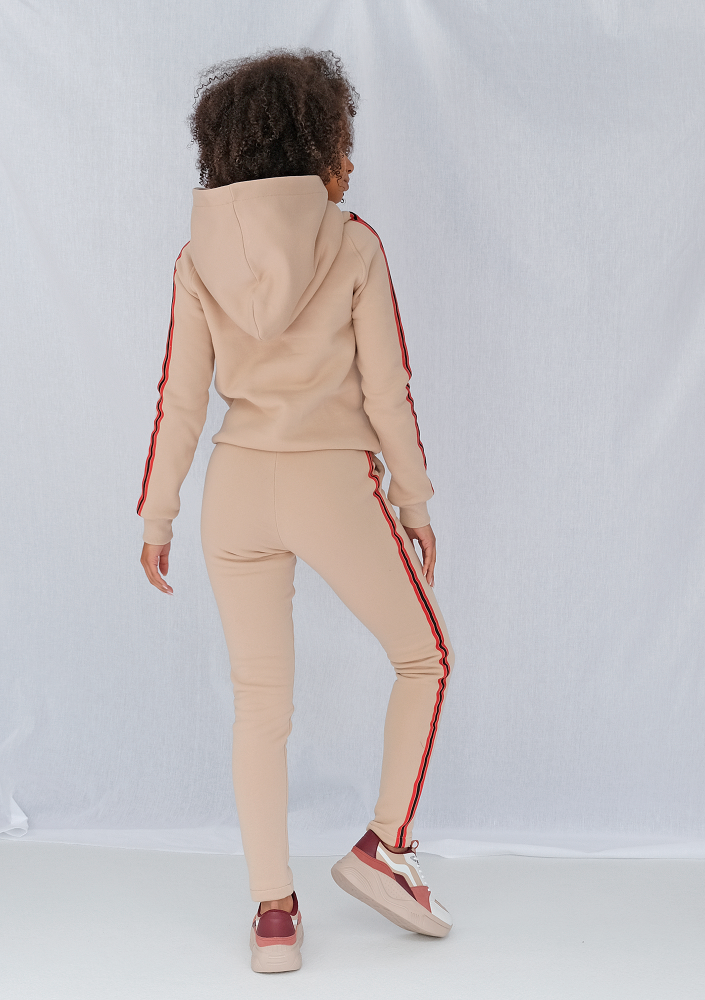 Bluza z lampasem red Beżowa ILM