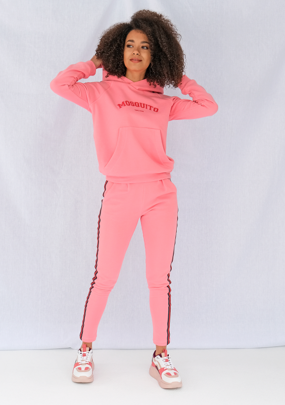 Bluza z lampasem red Koralowy róż ILM