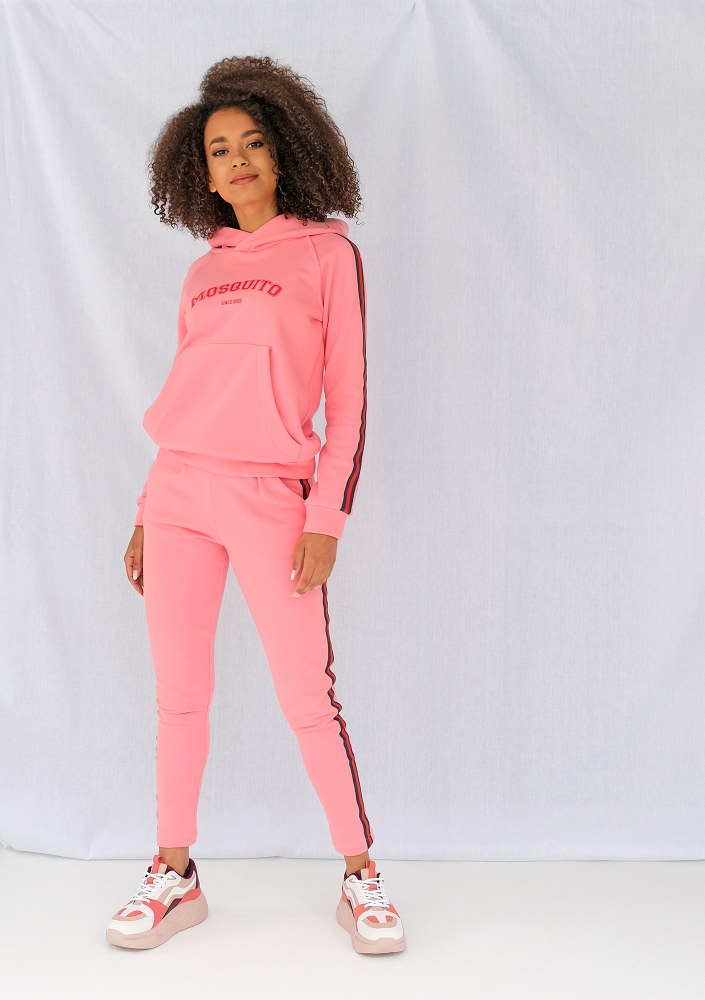 Bluza z lampasem red Koralowy róż ILM