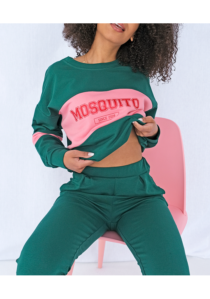 Klasyczne spodnie dresowe Zielone ILM