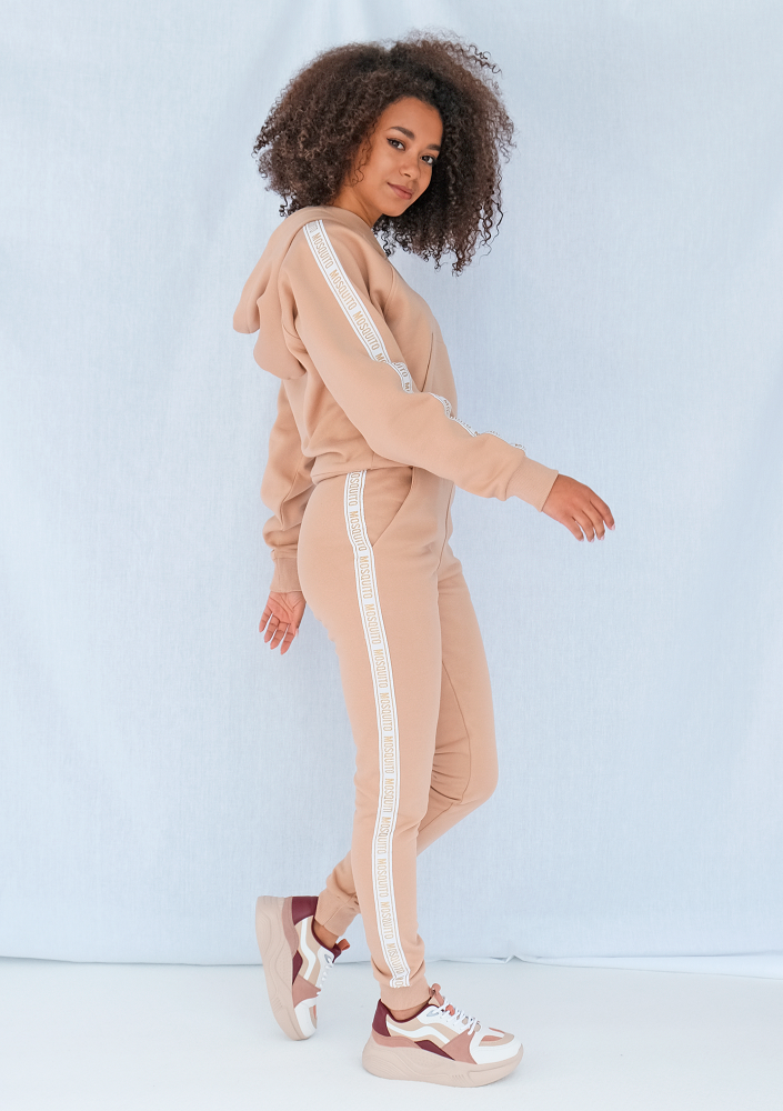 Bluza z lampasem Gold logo beżowa ILM