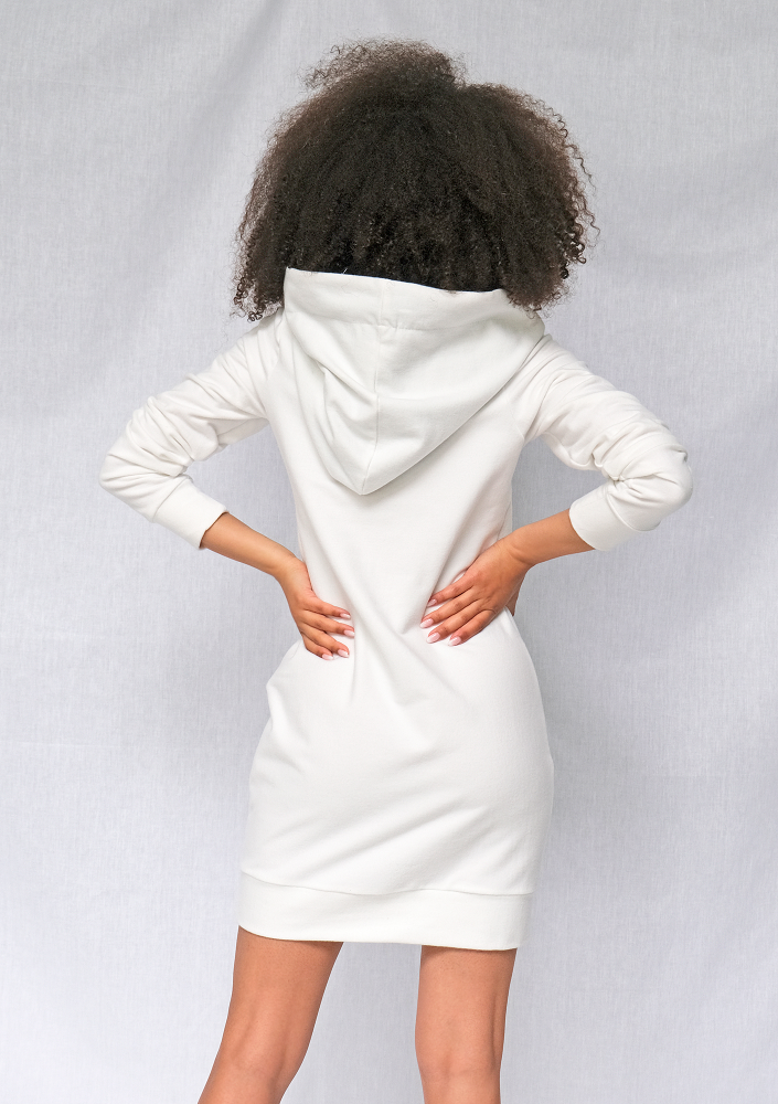 Sukienka dresowa z kapturem bananas