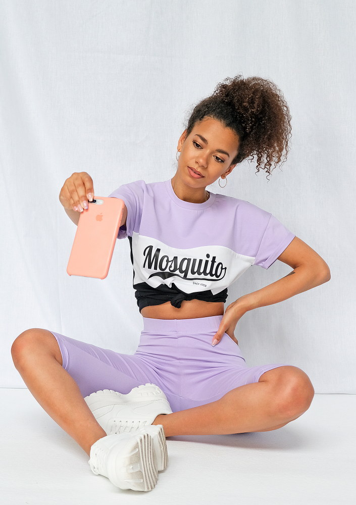 T-shirt ze wstawką Lila ILM