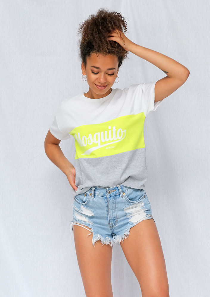 T-shirt ze wstawką Neon ILM